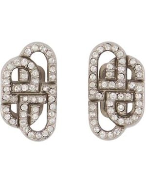 Balenciaga Stud Oorbellen - Metallic