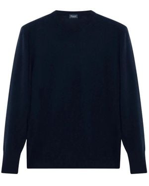 Drumohr Round-Neck Knitwear - Blu