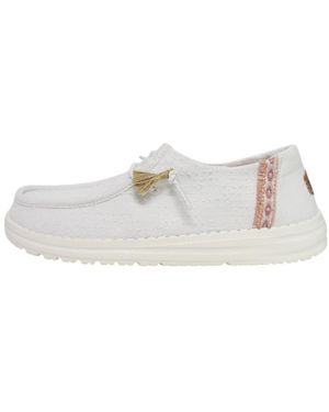 HEYDUDE Laced Shoes - White