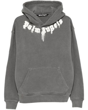 Palm Angels Hoodies - Gris