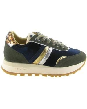 Serafini Wildleder Welt Bounce Schuhe - Grün