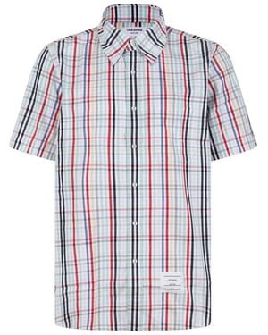 Thom Browne Short Sleeve Shirts - Bleu