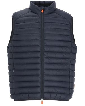 Save The Duck Jassen ,Blauw ,Nylon Adam Vest