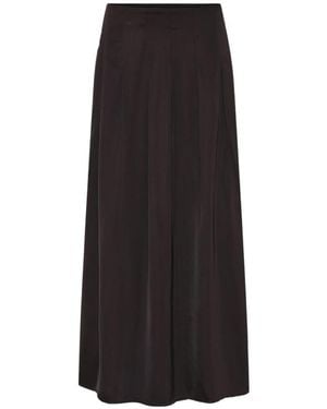 Bruuns Bazaar Rokken ,Bruin ,Weckia Bbtyras Skirt - Zwart