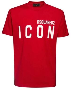 DSquared² T-Shirts - Red