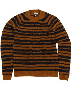 Dries Van Noten Round-Neck Knitwear - Marron