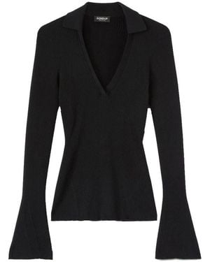 Dondup V-Neck Truien - Zwart