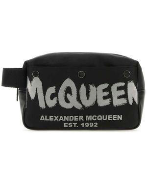 McQueen Toilet Bags - Negro