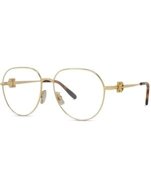 Loewe Anagram Eyeglasses - Metallic