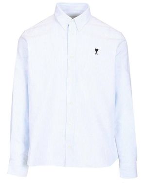 Ami Paris Formal Shirts - White
