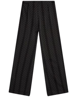 BUSNEL Wide Trousers - Negro