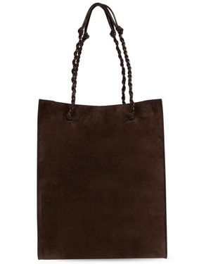 Jil Sander Tassen ,Bruin ,Leer Tangle Tote Bag