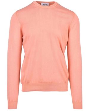 Alpha Studio Round-Neck Knitwear - Rosa