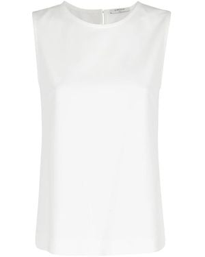 Circolo 1901 Sleeveless Tops - White