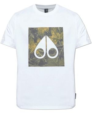 Moose Knuckles T-Shirts - Bianco