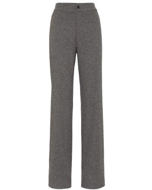 MVP WARDROBE Straight Trousers - Grigio