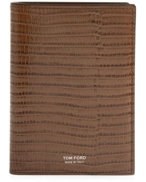 Tom Ford Accessoires ,Bruin ,Wallets & Cardholders