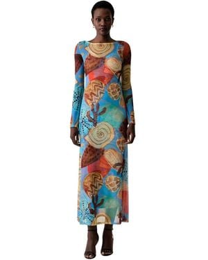 Never Fully Dressed Maxi Dresses - Azul