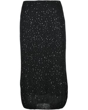 Nude Midi Skirts - Noir