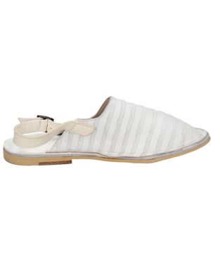 Moma Flat Sandals - White