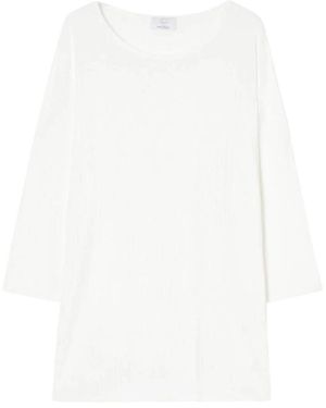 Marina Rinaldi Round-Neck Knitwear - Blanc