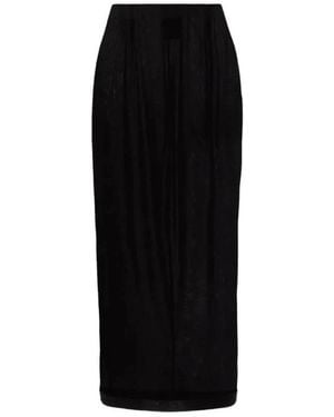 Wardrobe NYC Midi Jurken - Zwart