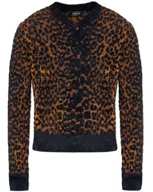 Versace Round-Neck Knitwear - Black