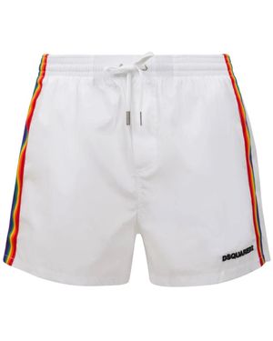 DSquared² Be Proud Midi Zwemboxer - Blauw