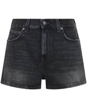Haikure Denim Shorts - Black