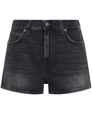 Haikure Denim Shorts - Zwart