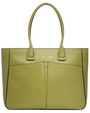 Piquadro Tote Bags - Green