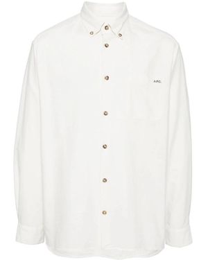 A.P.C. Casual Shirts - Blanco