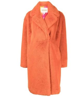 Apparis Faux Fur & Shearling Jackets - Orange