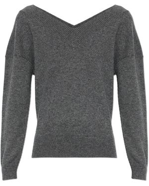Tom Ford Truien & Vesten ,Grijs ,Cashmere V-Neck Trui