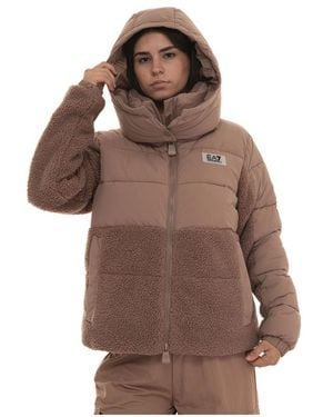EA7 Down Jackets - Brown