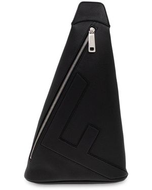 Fendi Cono Large Single-Strap Backpack - Schwarz