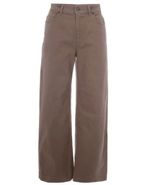 P.A.R.O.S.H. Wide Trousers - Marrone