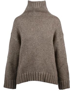 Alpha Studio Turtlenecks - Marron