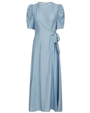 co'couture Wrap Dresses - Blue