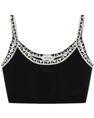 Versace Sleeveless Tops - Negro