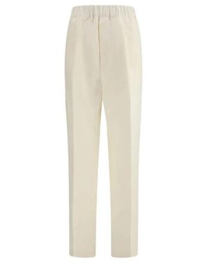 Laneus Straight Trousers - Natural