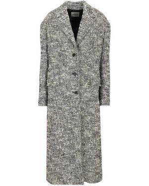 DURAZZI MILANO Single-Breasted Coats - Grey
