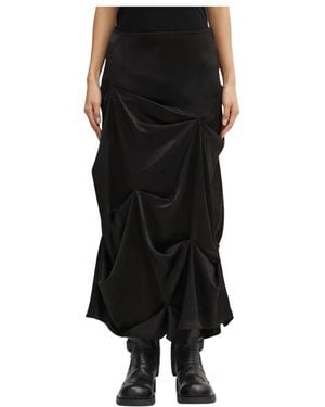 Ganni Maxi Skirts - Nero