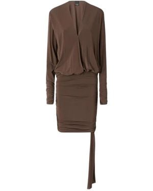 Pinko Short Dresses - Marron