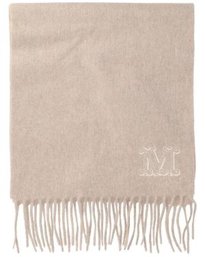 Max Mara Accessoires ,Bruin ,Wol Wsdalia Stole - Naturel