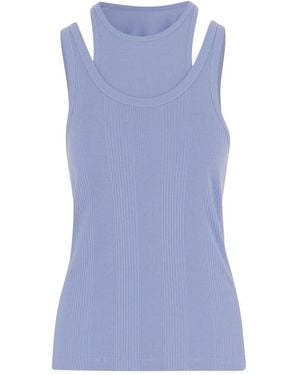 ARMARIUM Sleeveless Tops - Blue