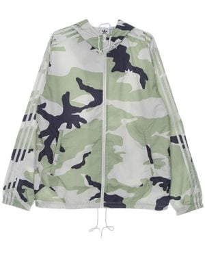 adidas Camo Windbreaker - Groen