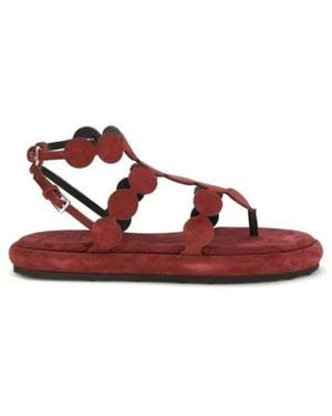 Pierre Hardy Flat Sandals - Red