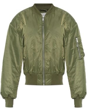 Entire studios Jassen ,Groen ,Nylon Broad Bomber Jacket