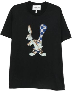 Iceberg T-Shirt - Zwart